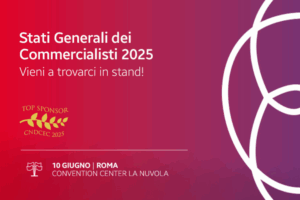 TOP SPONSOR AGLI STATI GENERALI COMMERCIALISTI 2025